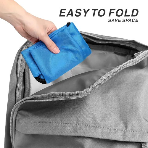 Vista 6 de Mochila deportiva con cordón BuyAgain resistente al agua, bolsa de cuerda deportiva para gimnasio, para mujeres y hombres, grande con cremallera