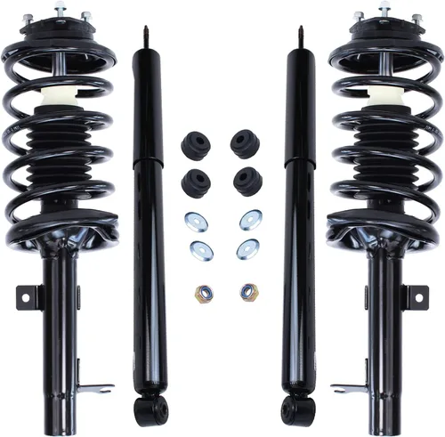 Vista 30 de Detroit Axle - Kit de 4 puntales para Ford Escape 2014-2019, 2 amortiguadores traseros ensamblaje 2 puntales delanteros y resortes helicoidales 2015