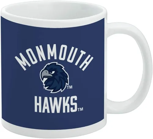 Vista 442 de Taza de cerámica con el logotipo principal de la Universidad Rider, taza de regalo novedosa para café, té y bebidas calientes, 11oz, blanca