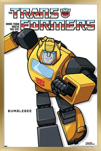 Vista 15 de Trends International Hasbro Transformers - Póster de pared de la serie Bumblebee Feature Series, 14.72 x 22.37 pulgadas, versión enmarcada de madera