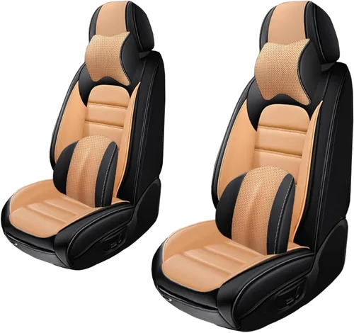 Vista 22 de 5 fundas de asiento para Mazda2 2011-2023, fundas de asiento de automóvil de cuero, impermeables, suaves, cómodas fundas de asiento de automóvil