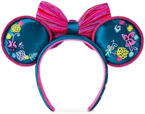 Vista 2 de Disney Parks Diadema con orejas de Minnie Mouse de Encanto, Aleación de acero, Sin gemas.