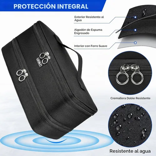 Vista 4 de Estuche de transporte de viaje compatible con Shark Glam/Shark Flexstyle/FlexFusion