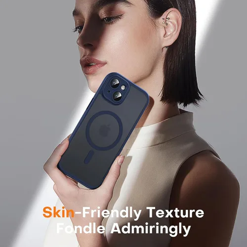 Vista 264 de TOCOL Funda para iPhone 11, compatible con Magsafe, protección completa de cámara, imanes integrados, protección contra caídas, funda translúcida
