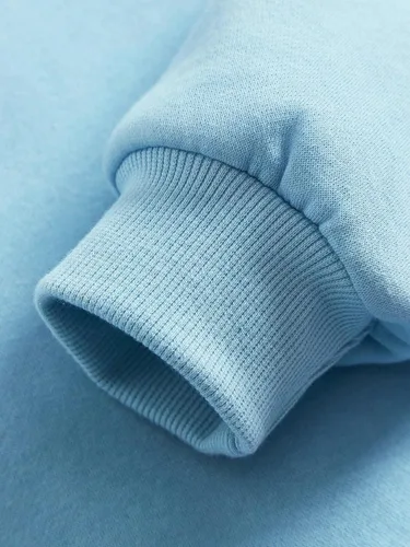 Vista 3 de Floerns Sudadera con capucha de manga larga con estampado gráfico de corazón para niñas