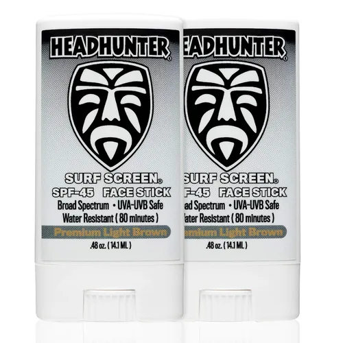 Vista 8 de Headhunter Protector solar FPS 45, protector solar impermeable para surf Waterman, protector solar facial resistente al agua para protección ultra
