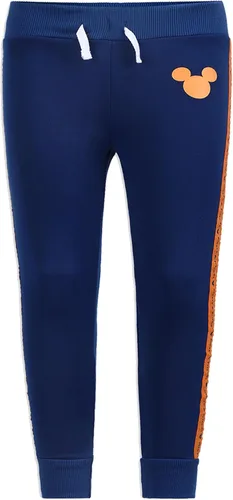 Vista 5 de Disney Mickey Mouse - Conjunto de sudadera y pantalón deportivo para niños pequeños y niños pequeños, azul o rojonegro o naranjaazul marino