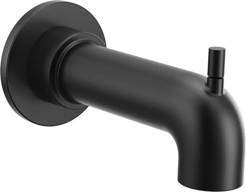 Vista 9 de Moen 3346BG Cia - Caño de bañera desviador con conexión CC deslizante, oro cepillado