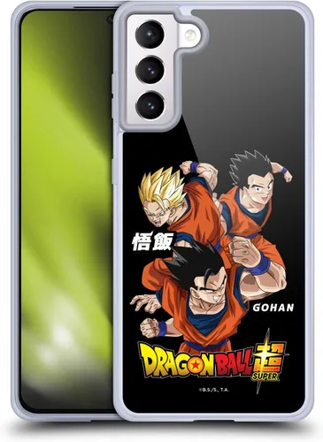 Vista 183 de Head Case Designs Funda de gel con licencia oficial de Dragon Ball Super Group Future Trunks Arc Characters [protección de grado militar] compatible