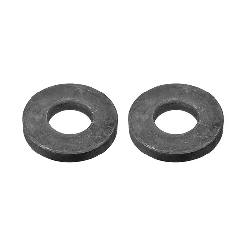 Vista 47 de Uxcell Arandela plana de acero al carbono para pernos M8, 10 piezas M8 x 16 x 1.5mm, aleación de acero negro oxidado de grado 8.8, sujetadores