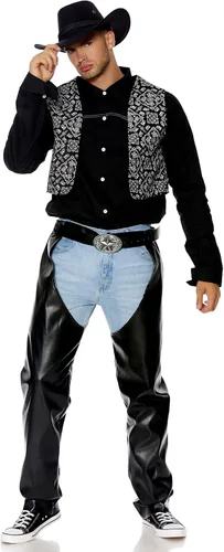 Vista 3 de Forplay Lets Ride - Disfraz de vaquero para hombre