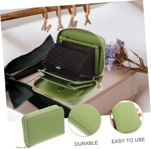 Vista 7 de Tofficu 5pcs Wallet Para Hombre Mens Purse Zipper Storage Bags Billeteras De Hombres Cuero Original Portable Organizer Id Bag Outdoor Card Holder
