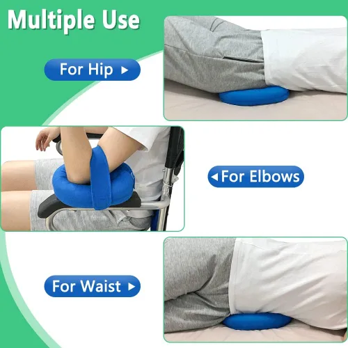 Vista 3 de Zelen Almohada de elevación de brazos, almohada de codo para brazos rotos, almohadas de codo para adultos después de la cirugía, almohadas de manos