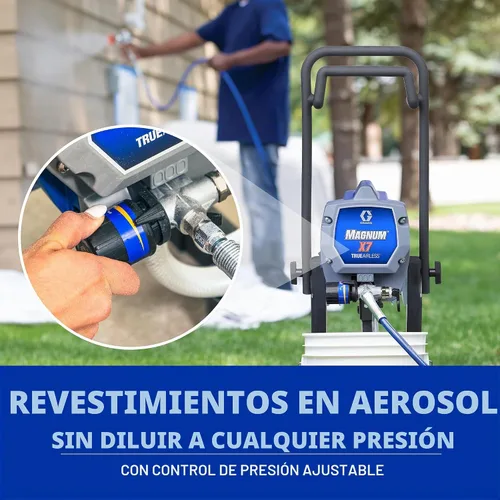 Vista 5 de Graco Magnum X7 - Pulverizador de pintura sin aire para interior y exterior