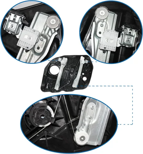 Vista 5 de Kia Optima Regulador de Ventanilla Eléctrica - Reemplazo de Puerta Delantera Izquierda del Conductor Para 2012 2013 Kia Optima 824714C500
