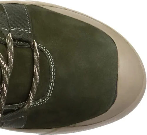 Vista 5 de KEEN Botas Elle de invierno impermeables de media pantorrilla para mujer, CastañoArcilla Roja