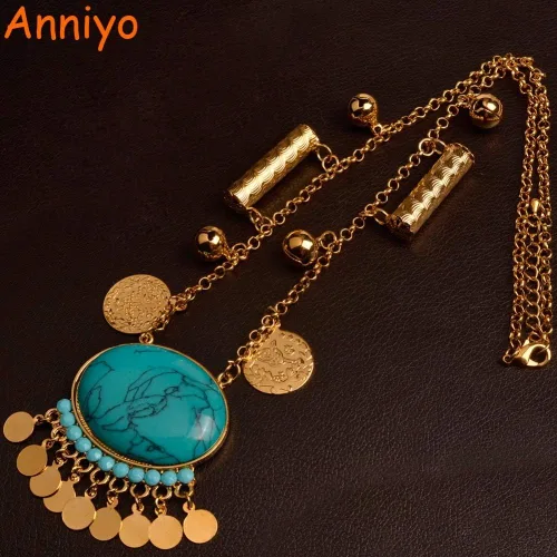 Vista 3 de Moneda de lira turca hecha a mano de 19.7 in de longitud nuevos collares para mujeresniñas joyería árabe tradicional nación Turquía regalos iraquíes
