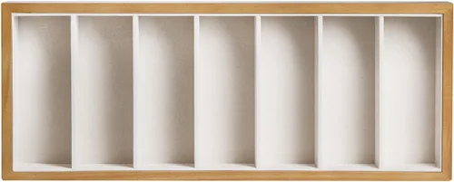 Vista 6 de J JACKCUBE DESIGN JackCubeDesign MK374 - Organizador de exhibición de lentes con 7 compartimentos de madera, Madera clara