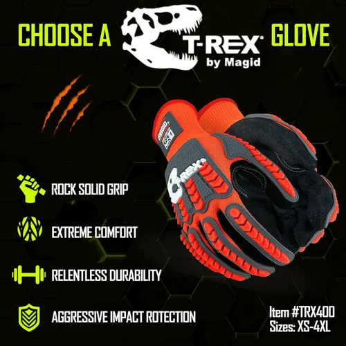 Vista 4 de Magid Glove & Safety - guante de impacto multiusos