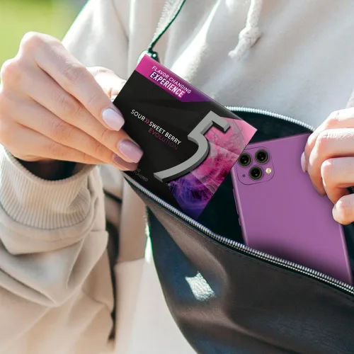 Vista 5 de 5 GUM Evolution - Paquete de goma de mascar sin azúcar de bayas ácidas a