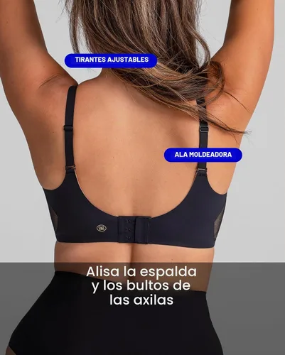 Vista 5 de HONEYLOVE Sujetadores para Mujeres - Brasier cruzado sin aros - Cómodo soporte sin varillas Runway