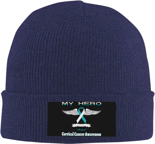 Vista 2 de Beanie Hat Unisex Stretchy Hat Soft Warmth Knit Hat Cap for Men & Women