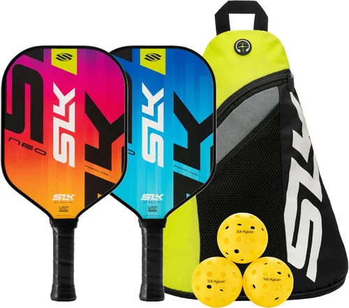Vista 9 de Selkirk Sport SLK - Juego de raquetas de pádel de 2 Diseñadas en los Estados Unidos Elija el juego SLK Neo de grafito, el juego SLK Neo de fibra
