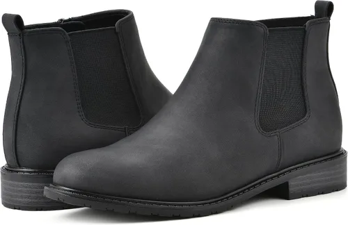 Vista 2 de WHITE MOUNTAIN Zapatos de mujer Caching Block Heel Chelsea Bootie