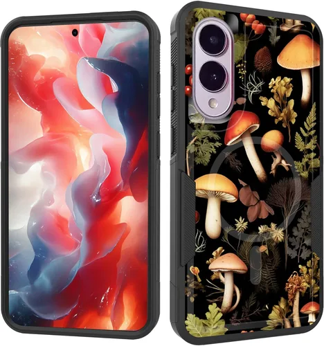 Vista 194 de Funda magnética para Galaxy A16 5G, [compatible con MagSafe] [protección contra caídas de grado militar] Funda resistente a prueba de golpes