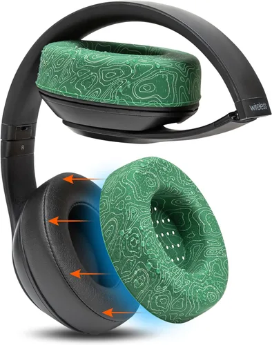 Vista 19 de WC SweatZ Studio - Fundas patentadas para almohadillas de oído para Beats Studio 3 (A1914) & Beats Studio 2 (B0500 / B0501), fabricadas por Wicked
