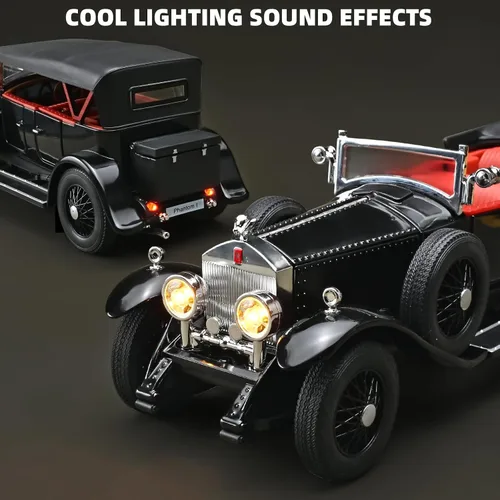 Vista 4 de RZAPE Kits de Modelos de Coches para Adultos y Niños 1/24, Coches de Juguete Fundidos a Presión de la Generación Phantom, Coches Vintage