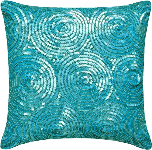 Vista 15 de The HomeCentric Funda de almohada dorada para sofá, funda de almohada geométrica moderna, 12 x 12 pulgadas (11.8 x 11.8 in), funda de almohada Dorado