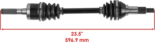 Vista 2 de Caltric Eje de articulación CV delantero derecho compatible con Can-am Outlander 570 4X4 2016 2017 2018 2019 2020 excepto XMR