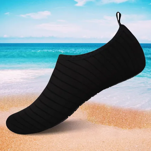 Vista 3 de North Bund Zapatos de agua para hombre y mujer, secado rápido, calcetines deportivos acuáticos para yoga, natación, playa, surf