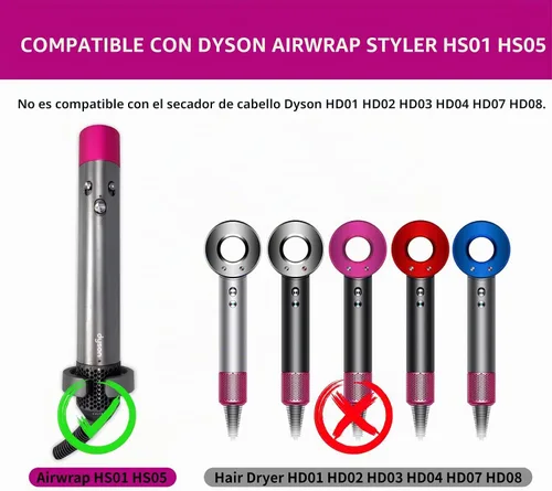 Vista 2 de Cepillo de limpieza de filtro para Dyson Airwrap, elimina el polvo y restaura el flujo de aire