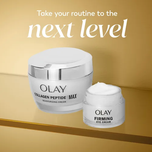 Vista 11 de Olay Crema Hidratante Facial con Péptidos de Colágeno, Crema Reafirmante para Mujeres, Sin Fragancia, No Grasa - Hidratante, Antienvejecimiento