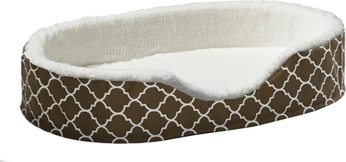 Vista 15 de MidWest Homes for Pets Orthoperdic - Cama para mascotas con protector de tela de teflón, XS marrón