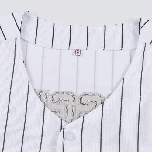 Vista 4 de Traje de los años 90 para hombre, unisex Badboy #10 Hip Hop Party Loose Baseball Jersey Shirt Ropa Mujer