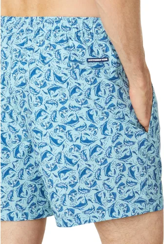 Vista 3 de Southern Tide Catch You Later - Bañador con diseño de mar turquesa SM, Turquesa(Turquoise Sea)