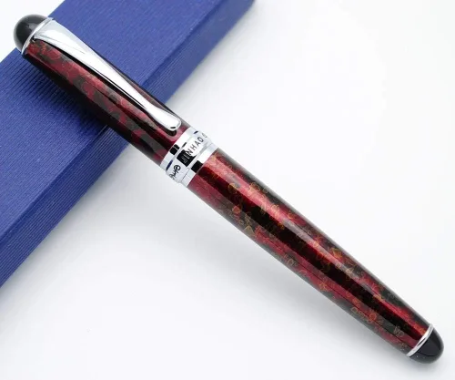 Vista 9 de Pluma estilográfica JINHAO X750 de punta M (Negro con acabado mate)