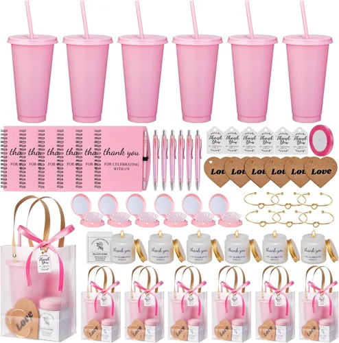 Vista 10 de 56 premios de baby shower para ganadores de juegos, regalos de baby shower, incluyendo vaso de plástico, cuaderno, velas perfumadas, bolígrafos Azul