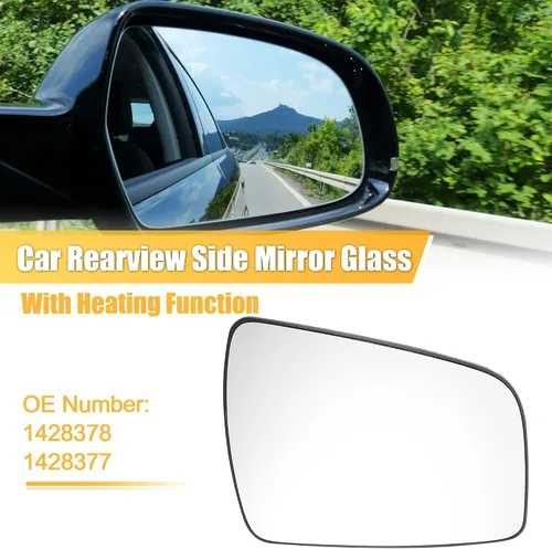 Vista 2 de X AUTOHAUX Espejo retrovisor lateral derecho del coche con placa de respaldo para Opel Zafira B 2009-2014 1428378