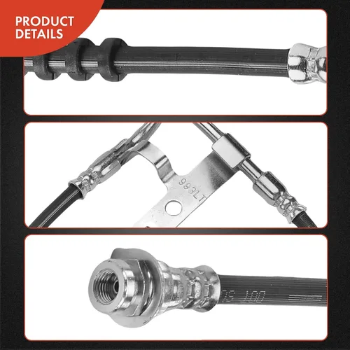 Vista 5 de A-Premium Manguera hidráulica de freno delantero compatible con modelos Dodge seleccionados - Dakota 1991 1992 1993 1994 1995 1996 4WD - Reemplazo #
