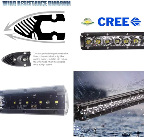 Vista 2 de iJDMTOY Barra de luz LED de 30 pulgadas para montaje en rejilla inferior compatible con Toyota Tundra 2014-21, incluye (1) barra de luz LED de alta