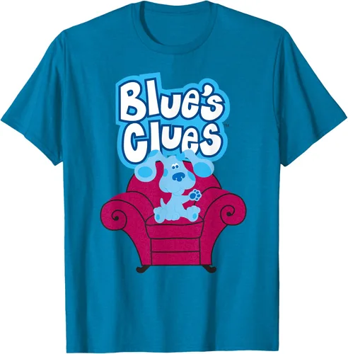 Vista 6 de Camiseta Blue's Clues On Red Sofa Negro
