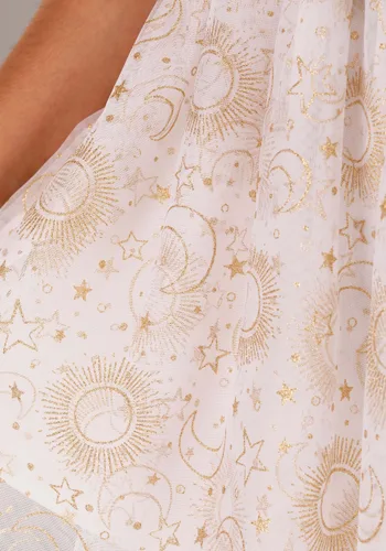 Vista 5 de Disfraz de Ángel Estrella Dorada Talla Plus para Mujer Multicolor