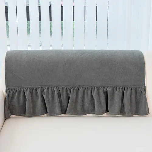 Vista 8 de Fundas de felpilla para sofá modular, fundas de sofá en espiga lavables para perros, divertidas fundas de sofá mullidas para sofá, protector