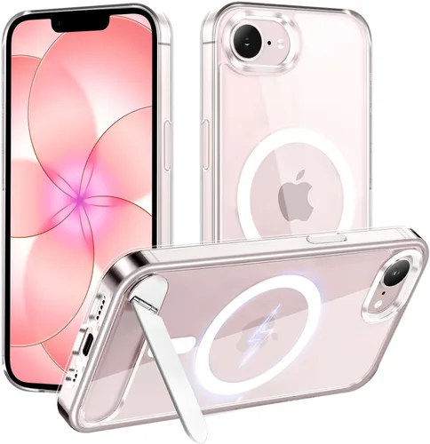 Vista 67 de Hualele - Funda magnética para Samsung Galaxy S24 Plus/S25 Plus con soporte de metal, [compatible con MagSafe]