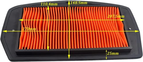 Vista 3 de AHL 5VX-14451-00 Filtro de aire compatible con Yamaha FZ600SS FZ6 2004, FZ6-N FZ6 (desnudo) 2004-2007, FZ6-NA FZ6 (desnudo, ABS) 2007, FZ6-NAHG