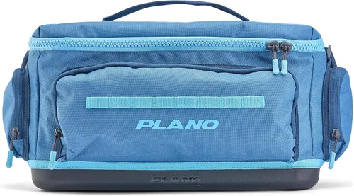 Vista 23 de Plano Bolsa de aparejos de pesca de vanguardia para fines de semana, base impermeable moldeada, almacenamiento espacioso, mangas de herramientas